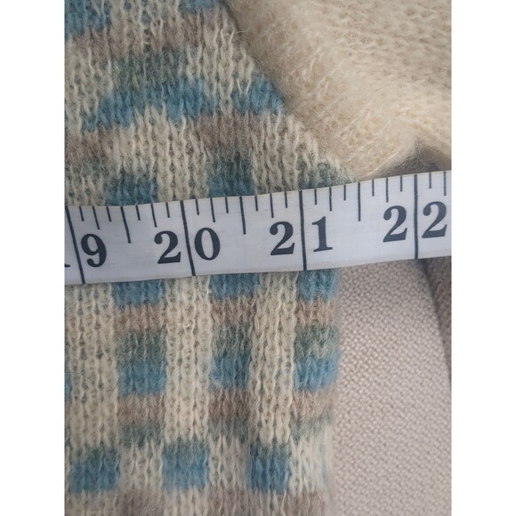 Samband of Iceland Sweater LG 100%  Pure New Wool Fair Isle Slouchy - Picture 8 of 11